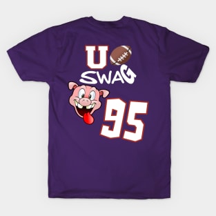 University Of Swag Pigs Football Pregame Shirt T-Shirt